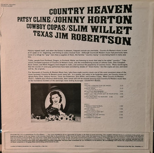 Various : Country Heaven (LP, Comp)