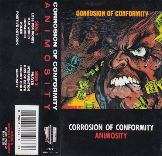 Corrosion Of Conformity : Animosity  (Cass, Album, RE)