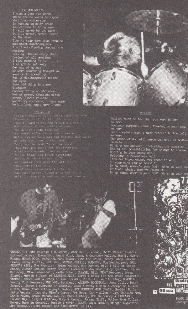 Corrosion Of Conformity : Animosity (Cass, Album, RE)