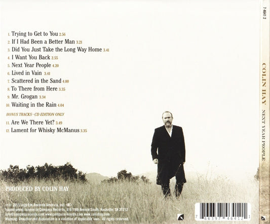 Colin Hay : Next Year People (CD, Album)