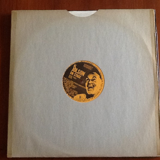 Al Jolson : Al Jolson On Stage (LP, Album)