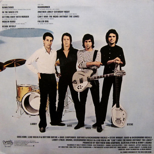 Greg Kihn Band : With The Naked Eye (LP, Album)