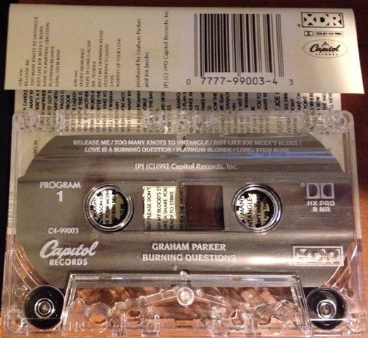 Graham Parker : Burning Questions (Cass, Album)