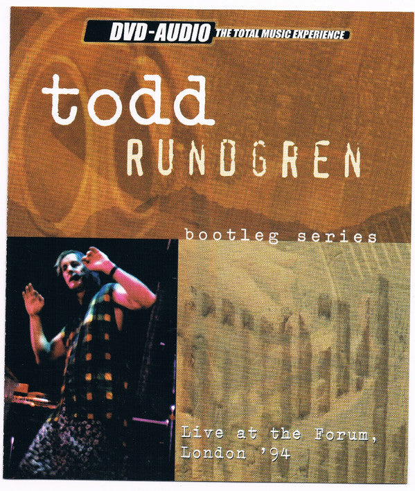 Todd Rundgren : Bootleg Series - Live At The Forum, London '94 (DVD-A, Multichannel)