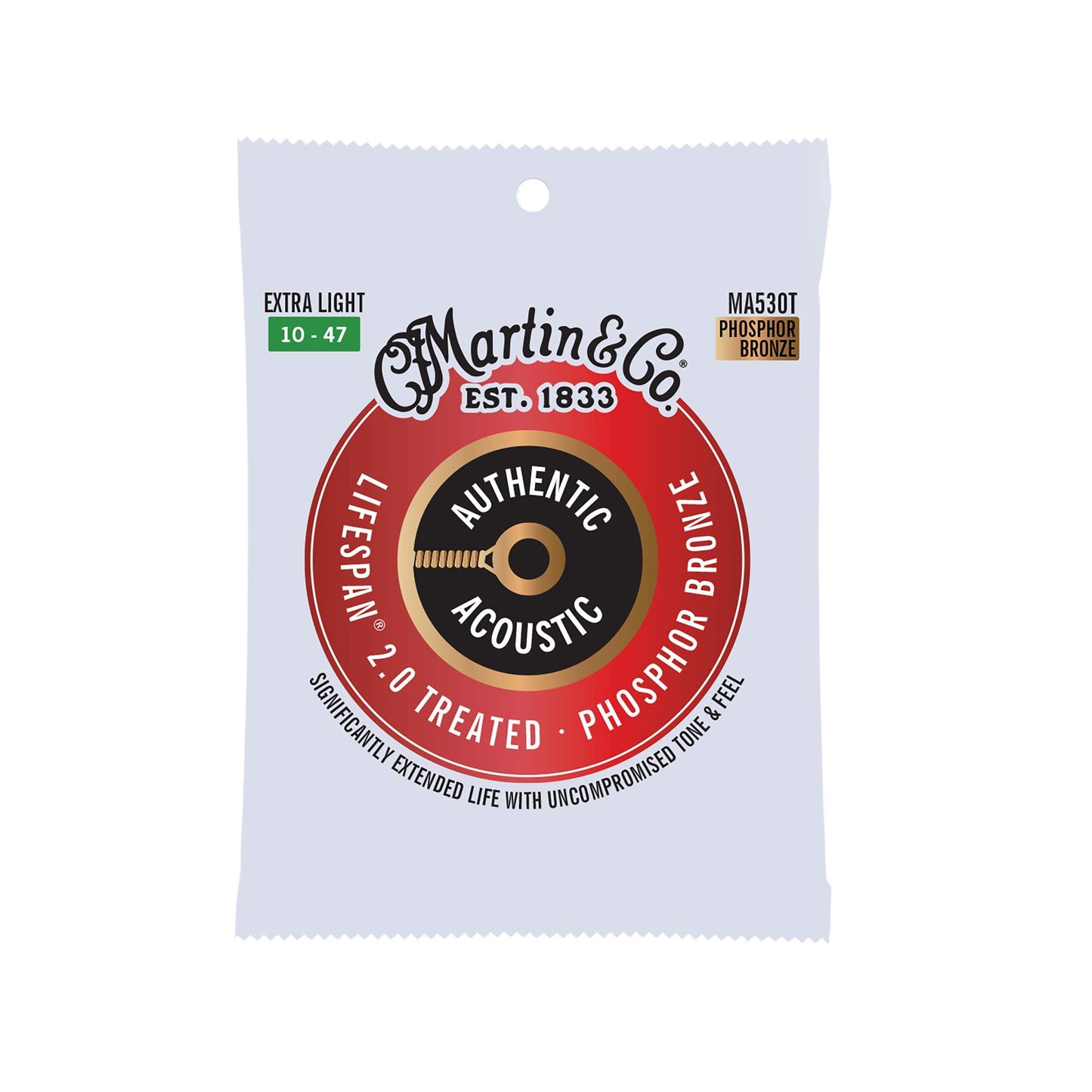 Instrument strings: Martin & Co. Lifespan 2.0 Extra Light 10-47