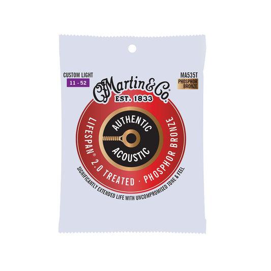 Martin & Co. Lifespan 2.0 Treated Light Acoustic Guitar Strings