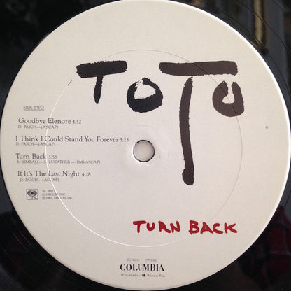 Toto : Turn Back (LP, Album, San)
