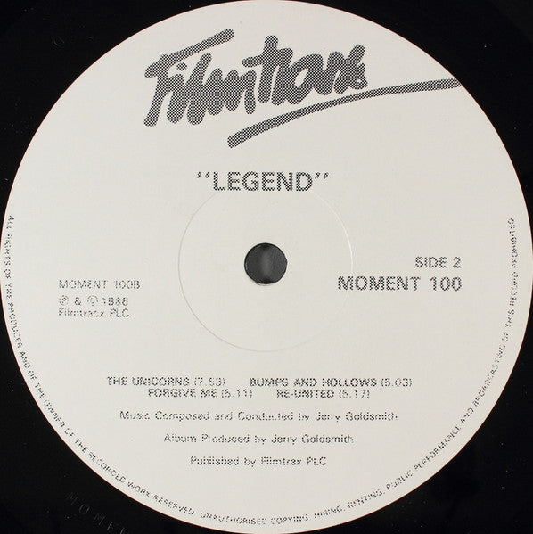 Jerry Goldsmith : Legend (LP, Album)
