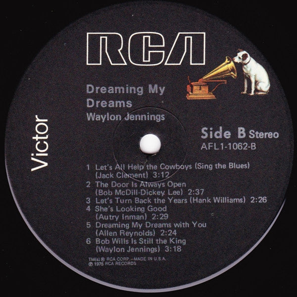 Waylon* : Dreaming My Dreams (LP, Album, RE, Ind)