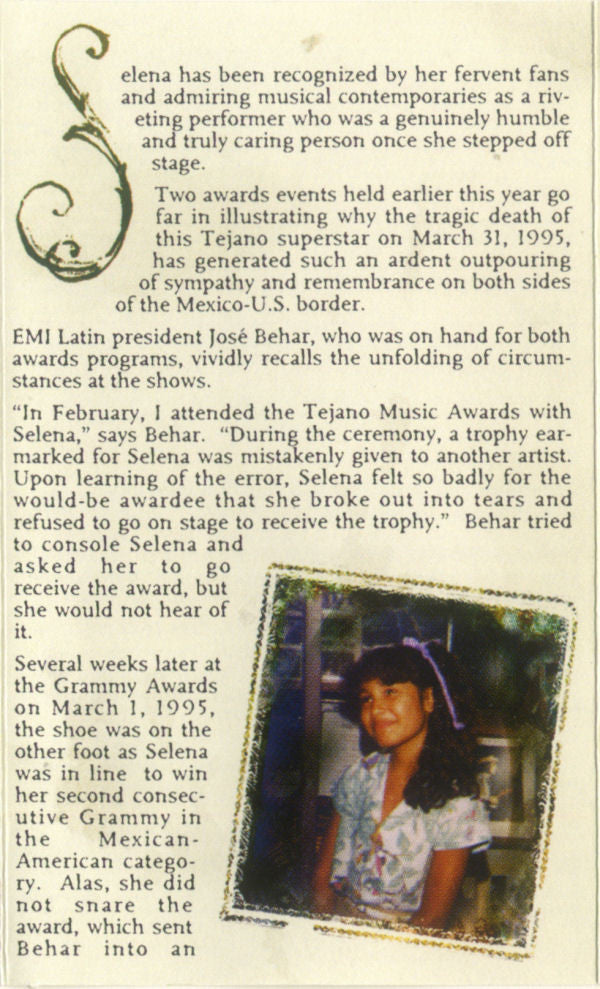 Selena : Dreaming Of You (Cass, Album, Dol)