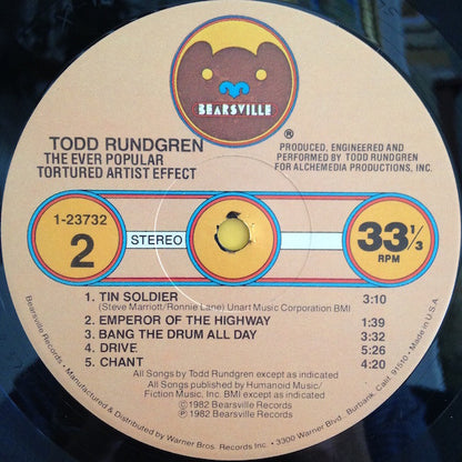 Todd Rundgren : The Ever Popular Tortured Artist Effect (LP, Album, All)