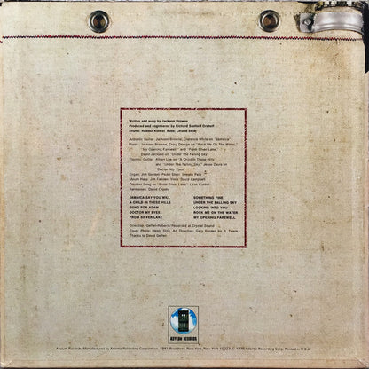 Jackson Browne : Jackson Browne (LP, Album, RE, SP )