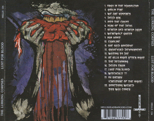 The Lurking Corpses : Lust For Blood (CD, Album, RE)