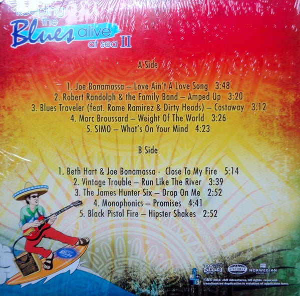 Various : Keeping The Blues Alive At Sea II (LP, Comp)