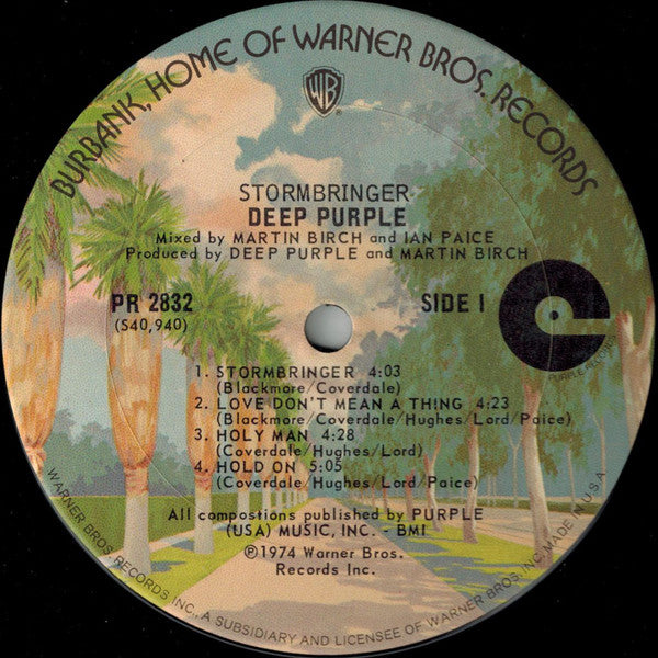 Deep Purple : Stormbringer (LP, Album, San)