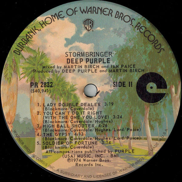 Deep Purple : Stormbringer (LP, Album, San)