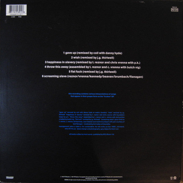 Nine Inch Nails : Fixed (LP, MiniAlbum)