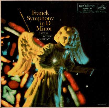 Franck* — Munch*, Boston Symphony* : Symphony In D Minor (LP, Mono, RP)