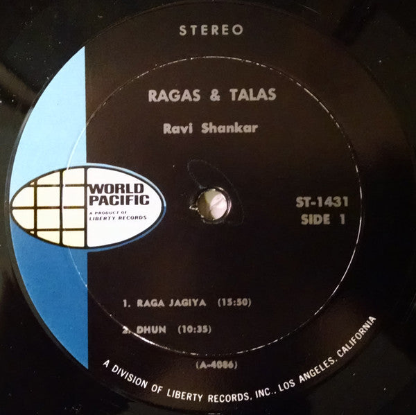 Ravi Shankar, Alla Rakha : Rāgas & Tālas (LP, Album)