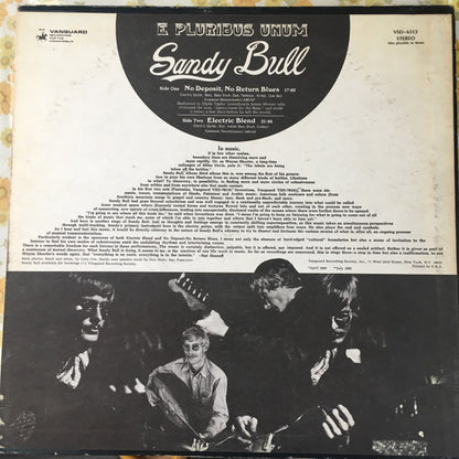 Sandy Bull : E Pluribus Unum (LP, Album, Promo)