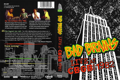 Bad Brains : Live At CBGB 1982 (DVD-V, RE, NTSC)