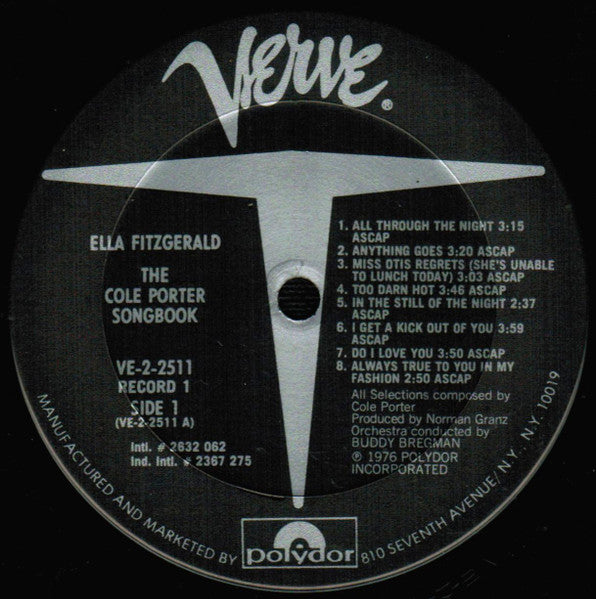 Ella Fitzgerald : The Cole Porter Songbook (2xLP, Album, RE, Gat)