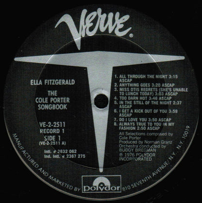 Ella Fitzgerald : The Cole Porter Songbook (2xLP, Album, RE, Gat)
