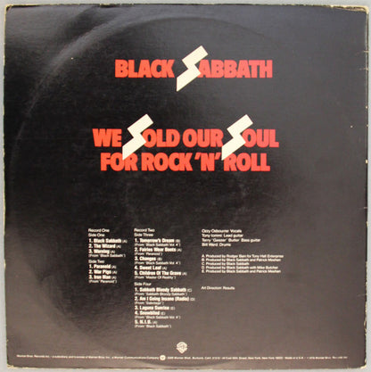 Black Sabbath : We Sold Our Soul For Rock 'N' Roll (2xLP, Comp, RE, Win)