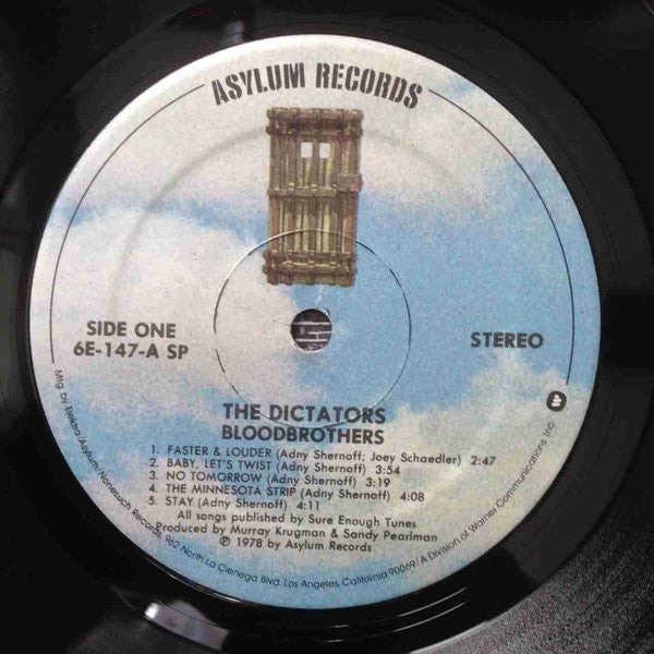 The Dictators : Bloodbrothers (LP, Album, Spe)