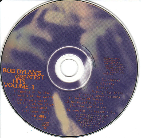 Bob Dylan : Bob Dylan's Greatest Hits Volume 3 (CD, Comp, Club)