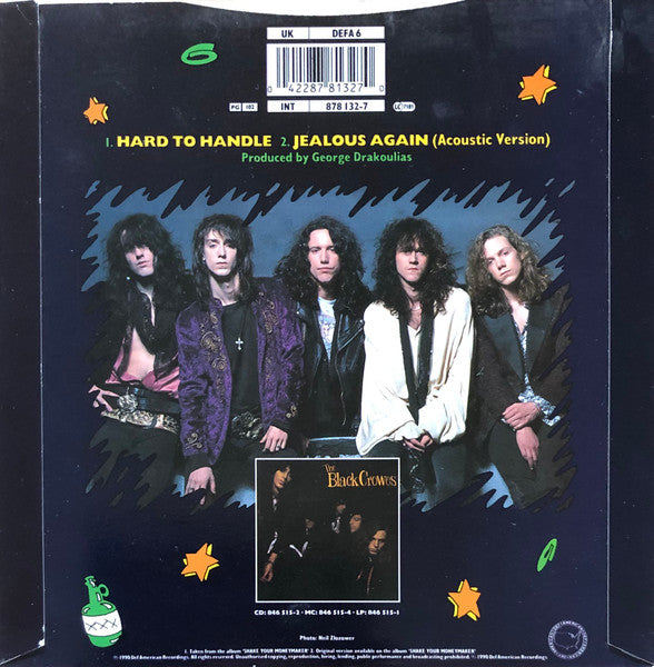 The Black Crowes : Hard To Handle (7", Single, Pap)
