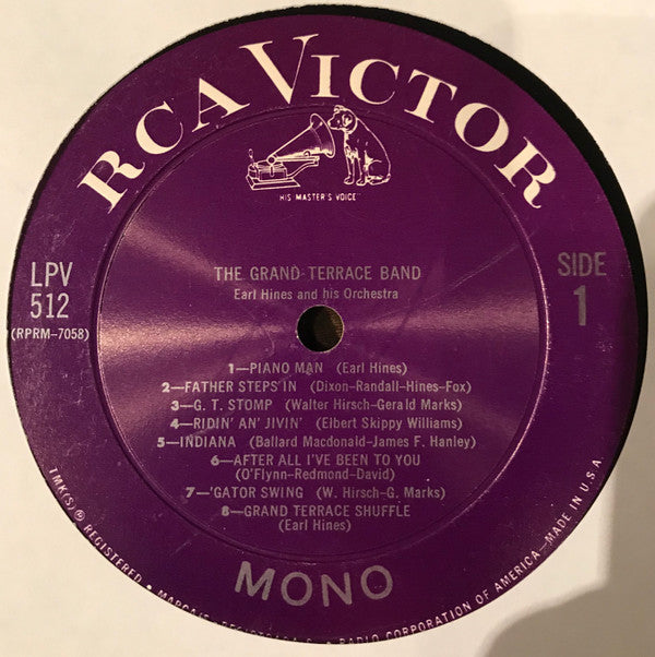 Earl Hines : The Grand Terrace Band (LP, Comp, Mono)