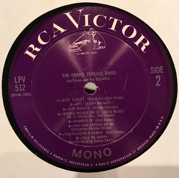 Earl Hines : The Grand Terrace Band (LP, Comp, Mono)