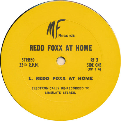 Redd Foxx : Redd Foxx At Home! (LP, Album, Ter)