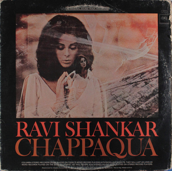 Ravi Shankar : Chappaqua (The Original Sound Track Recording) (LP, Album)
