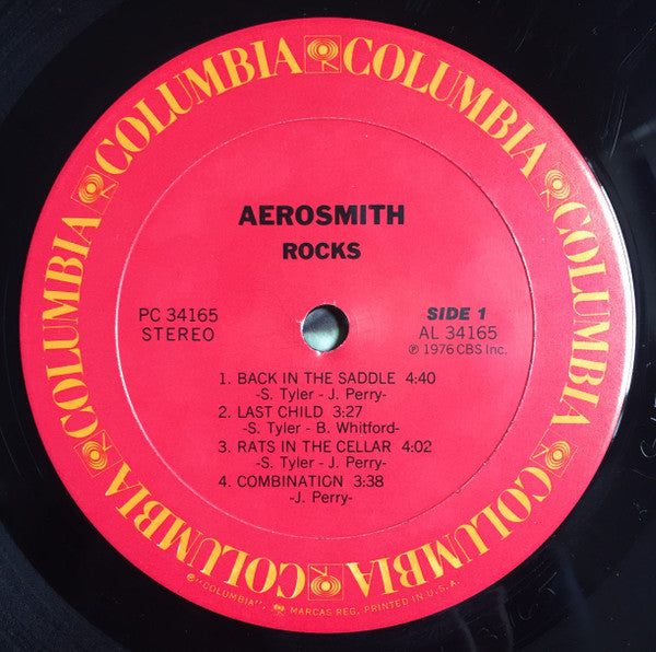 Aerosmith : "Rocks" (LP, Album, RE, Pit)