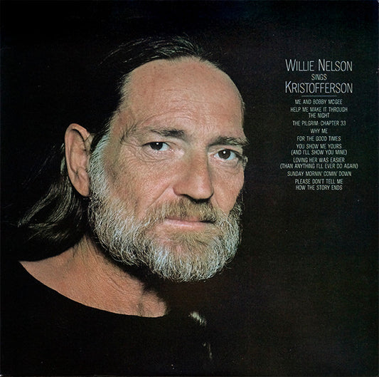 Willie Nelson : Willie Nelson Sings Kristofferson (LP, Album, Pit)