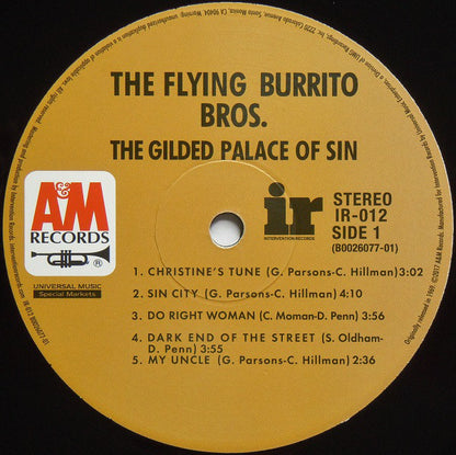 The Flying Burrito Bros : The Gilded Palace Of Sin (LP, Album, RE, 180)