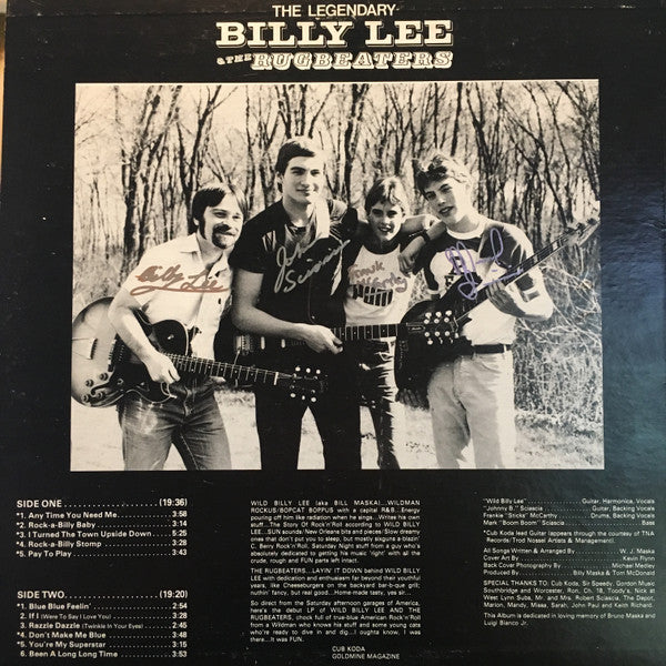 The Legendary Billy Lee And The Rugbeaters* : Pay To Play! (LP, Album)