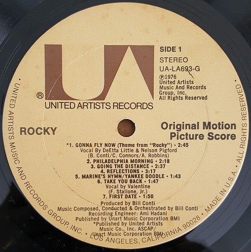 Bill Conti : Rocky (Original Motion Picture Score) (LP, Album, Ter)