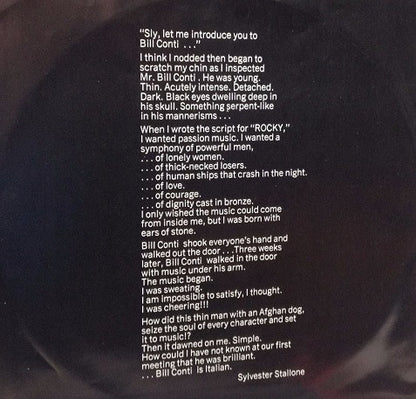 Bill Conti : Rocky (Original Motion Picture Score) (LP, Album, Ter)