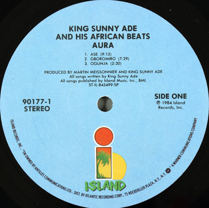 King Sunny Ade And His African Beats* : Aura (LP, Album, Spe)