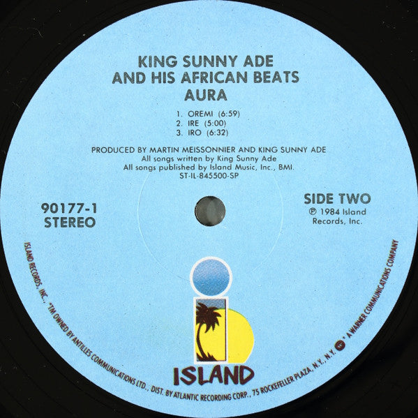 King Sunny Ade And His African Beats* : Aura (LP, Album, Spe)