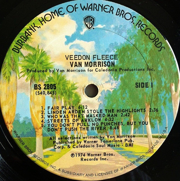 Van Morrison : Veedon Fleece (LP, Album, Pit)