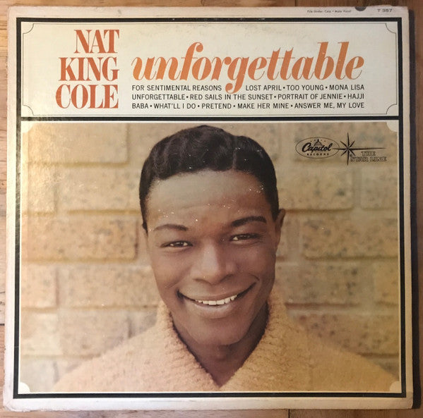 Nat King Cole : Unforgettable (LP, Album, Mono, Scr)