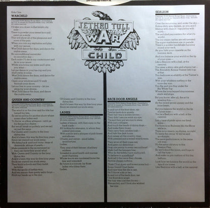 Jethro Tull : War Child (LP, Album, Pit)