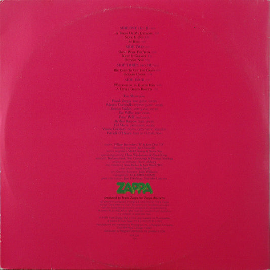 Frank Zappa : Joe's Garage Acts II & III (2xLP, Album, 53 )