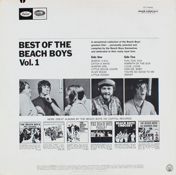 The Beach Boys : Best Of The Beach Boys (LP, Comp, RE, Jac)
