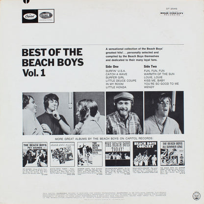 The Beach Boys : Best Of The Beach Boys (LP, Comp, RE, Jac)