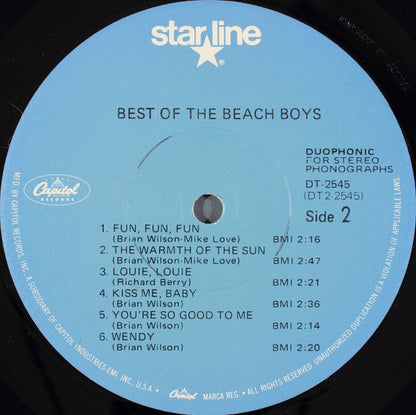 The Beach Boys : Best Of The Beach Boys (LP, Comp, RE, Jac)